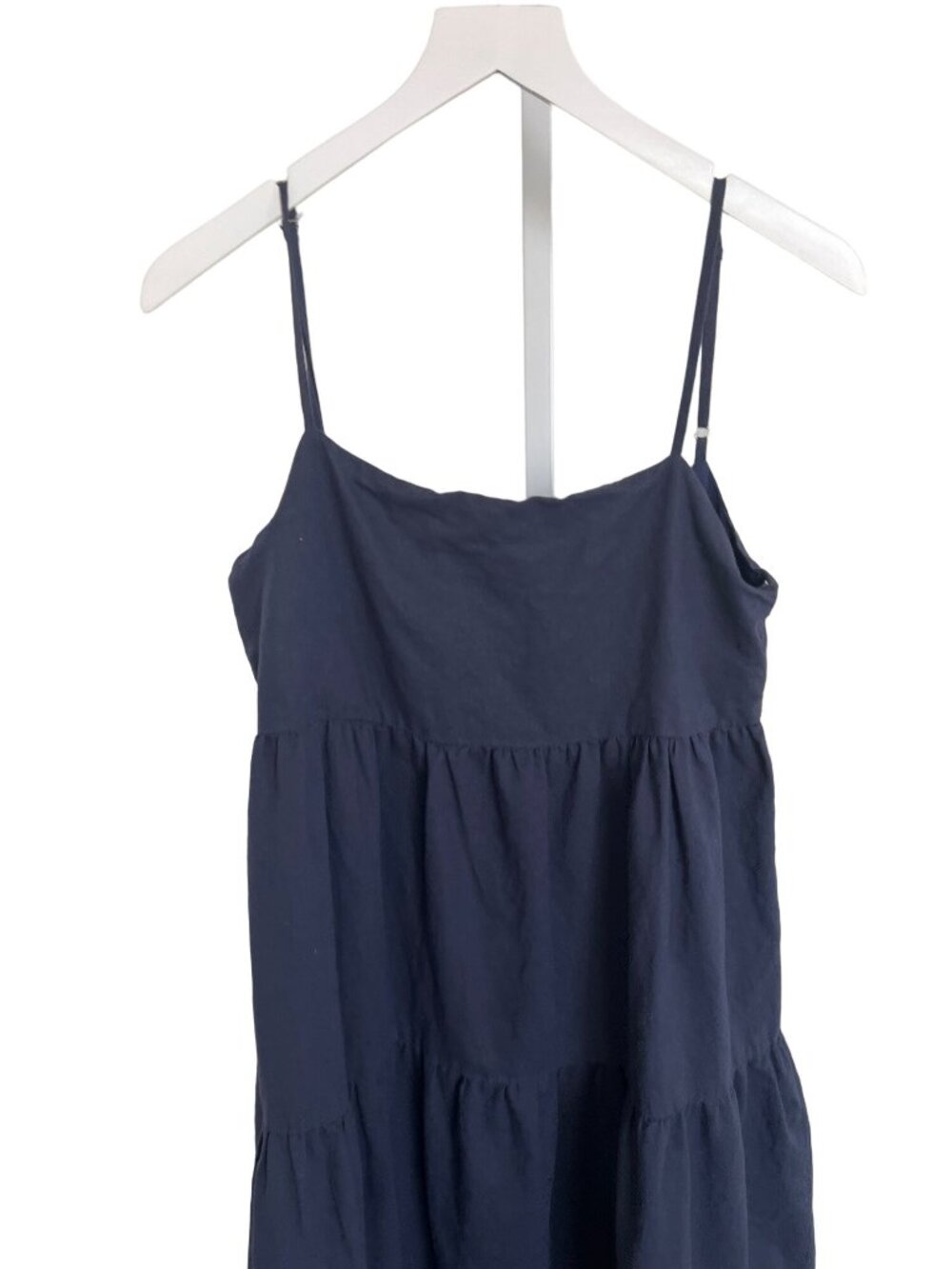 Charlie Holiday Navy Tiered Maxi Dress Cover-Up - Picture 3 of 4